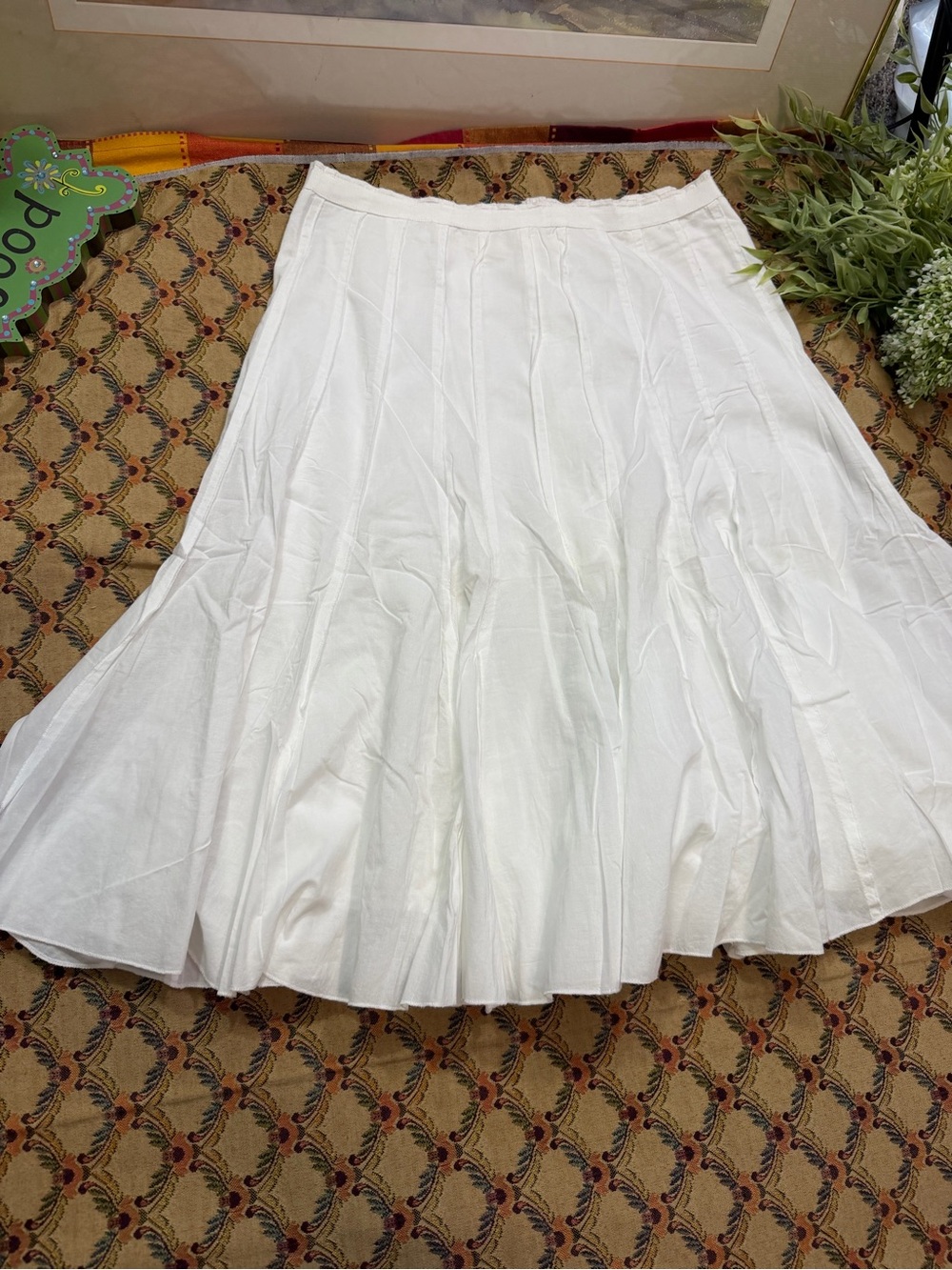 Nue Options White Circle Skirt